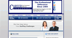 Desktop Screenshot of careerpersonnel.com